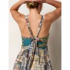 Stirn und Haarband Boho Teal Orng Clstr