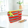 Täschchen Zip Velvet Pillar orange