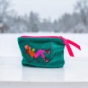Täschchen Velvet Apres ski M smaragd