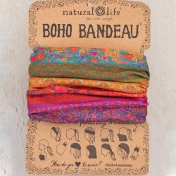 Stirn- und Haarband Boho Bandeau multi wildflowers