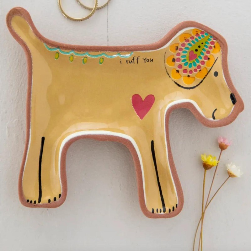 Keramikschälchen Trinket Dish Dog