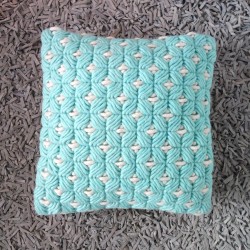 Kissenhülle Woven Classic 4040aqua