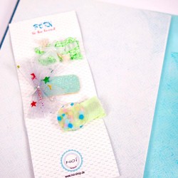 Haarclips Button Set3