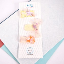 Haarclips Button Set3