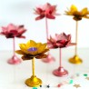 Kerzenhalter Lotus Metallic Shine gold Set2-SALE
