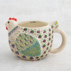 Tasse Folk Art Chicken