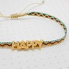 Armband Woven Tape Happy