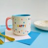 Tasse L happy dots
