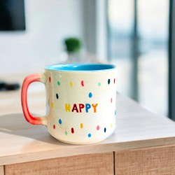 Tasse L happy dots