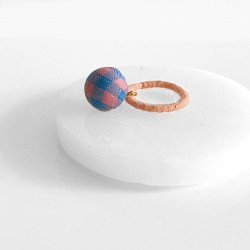 Haargummi Ball BW Check Kids