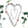 Decoration FUNKEL Heart-2 silverred