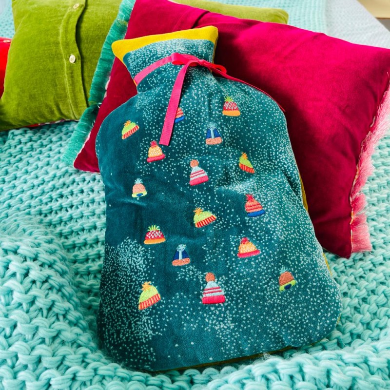 Bouillotte Velours Mütze