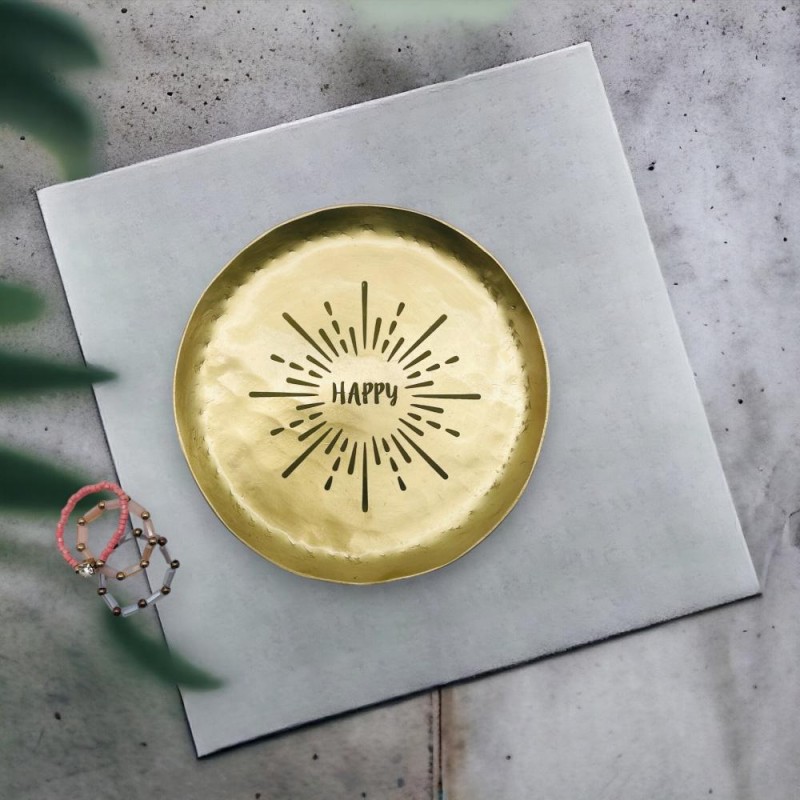 Minischale Brass Happy Star