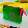 Pouch Zip Velvet OOPS & FRIENDS