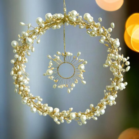 Decoration FUNKEL Gold in Gold