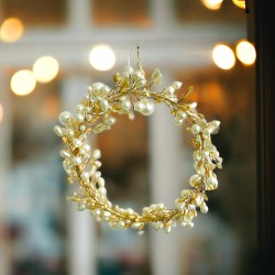 Décoration FUNKEL Gold Creme