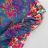 Hair Towel Wrap Microfiber - Teal Floral