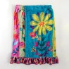 Shower Body Towel Wrap - Flowers S/M