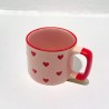 Mug S Ceramic Hearts with Hearts