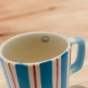 Mug S stripe blue