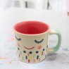 Mug L smiling face dots