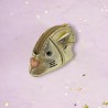 Schlüsseltäschchen Cashmouse Leder gold
