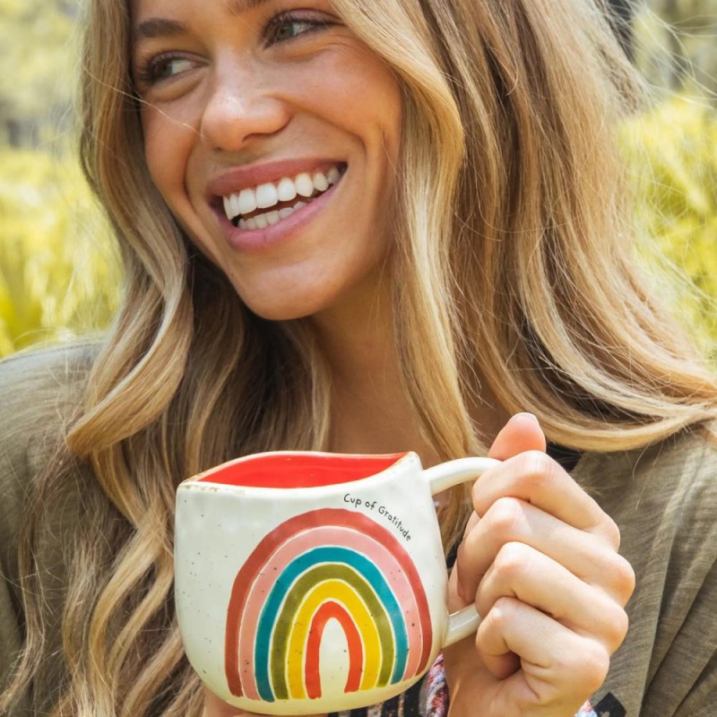 Tasse Cup of Gratitude Rainbow