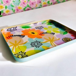 Tray square L Waterflower