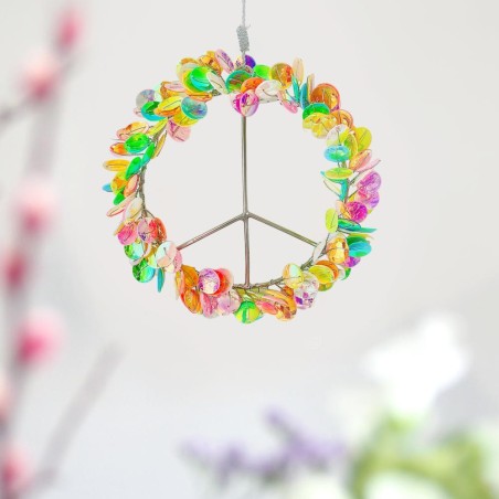 Decoration FUNKEL Peace multi sparkle