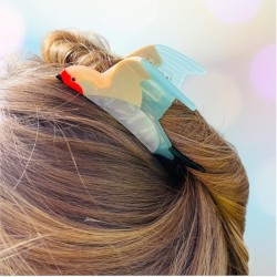 Haarclip/Haarklammer bluebird