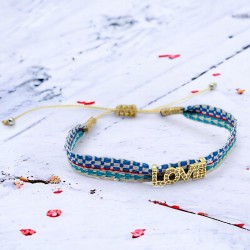 Bracelet Tissé Tape Love 24