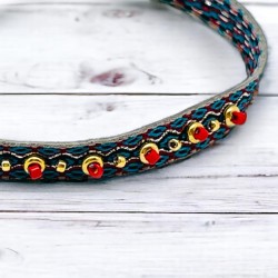 Bracelet Tissé Tape redgold ricrac