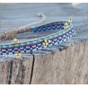 Bracelet Woven Tape 3goldbead turk