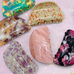 Hairclip/ Hairclaw melange mix 24