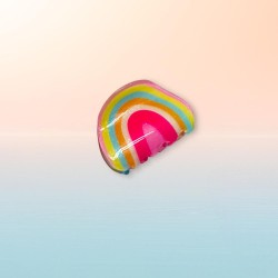 Hair clip Rainbow M