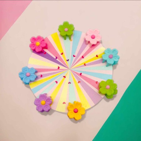 Pinces/clips à cheveux Flower mix8