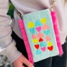 Cellphone Bag Hearts with hearts