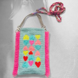 Handytäschchen Hearts with hearts