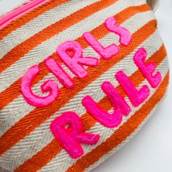 Täschchen Shoulder Stripe Girls Rule