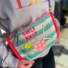 Pochette bandoulière stripe Girls Rule
