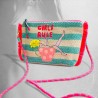 Pochette bandoulière stripe Girls Rule