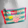 Pochette bandoulière stripe Girls Rule