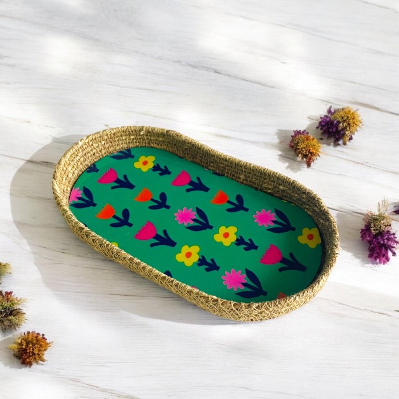 Basket bowl Seagrass Flower color