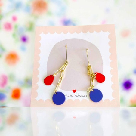 Earrings PopArt Chain