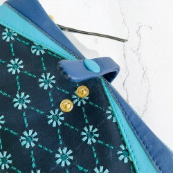 Wallet Bufffalo Leather HK Vintageblue