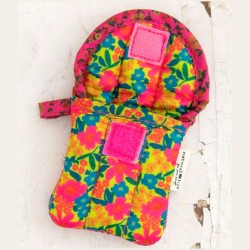 Ear Bud Case Pink Neon Grn