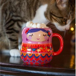 Tasse Folk Art Vera Nesting Doll