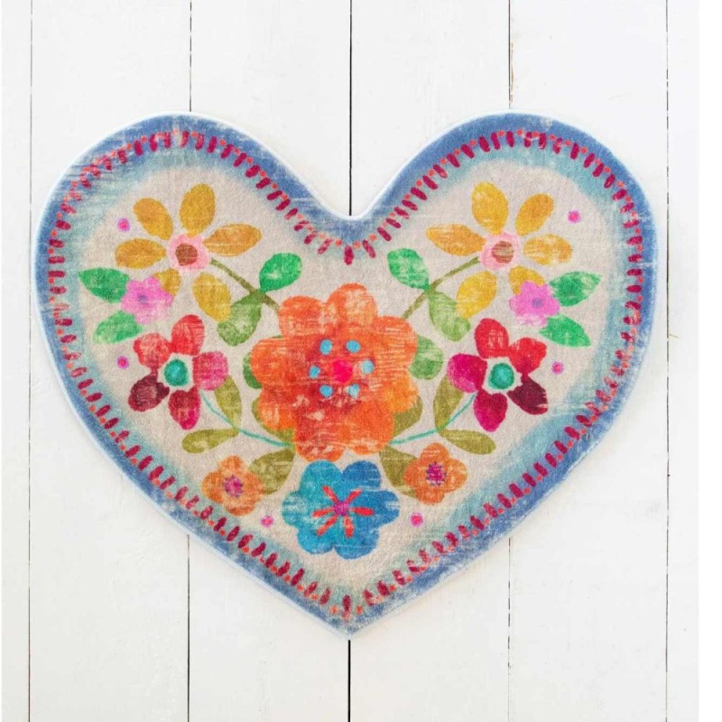 Fußmatte 2x3 Dove Grey Heart