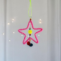 Décoration Étoile Ornament pink Stern