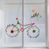 Dekoration FUNKEL Fahrrad pastel
